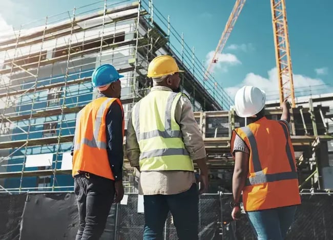 inspectors on a construction site 